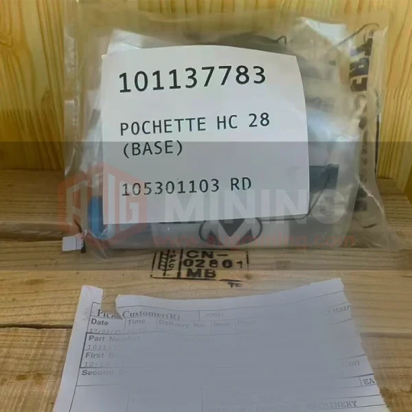 Seals package 101137783 - Main View of Genuine OEM Seal Kit for HC28 Hydraulic Rock Drill/Drifter