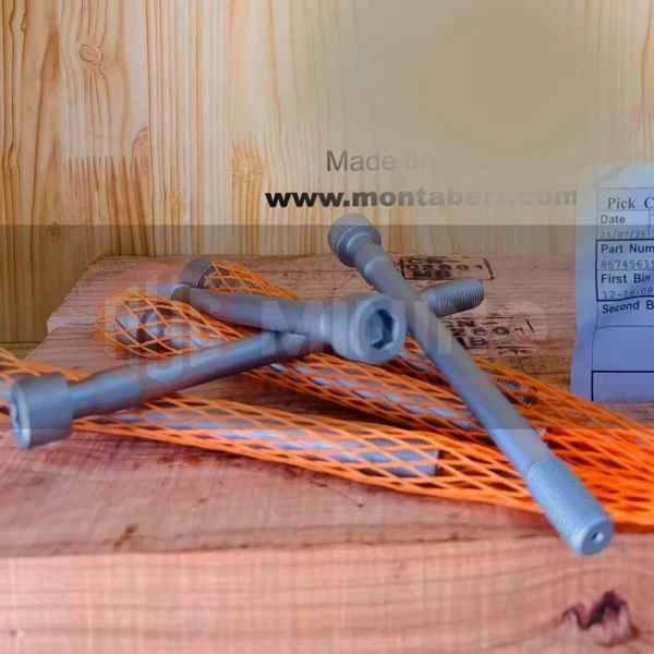 Socket Head Screw 86745619 - Closeup of Hex Socket Slot for HC95 Hydraulic Rock Drill/Drifter