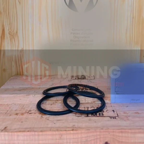 Rod joint 86300936 - Closeup of Oil-Resistant Seal Structure for HC50 Hydraulic Rock Drill/Drifter