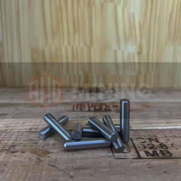 pin 86318516 - Closeup of Wear-Resistant Surface for HC109 Hydraulic Rock Drill/Drifter