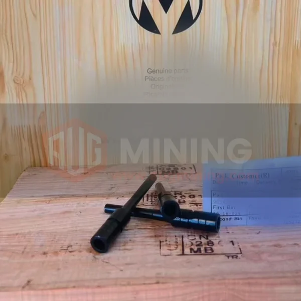 Push rod 86343282 - Closeup of Wear-Resistant Surface for HC50 Hydraulic Rock Drill/Drifter