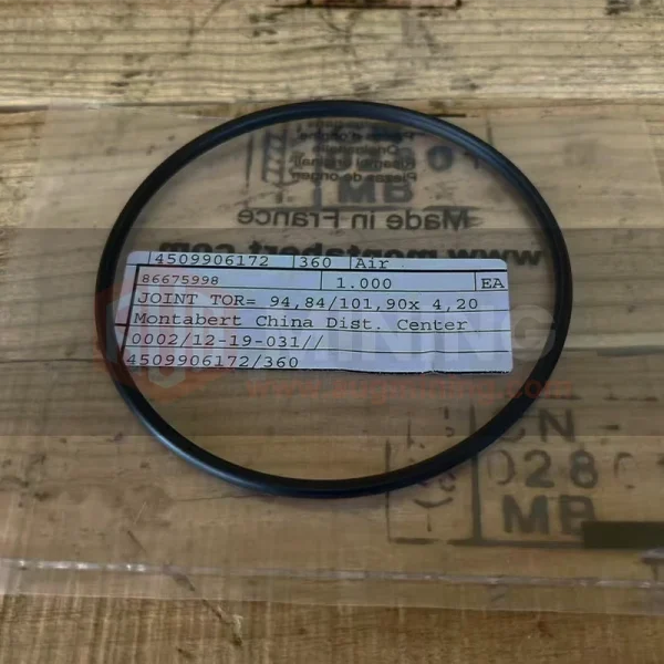 O-ring 86675998 - Main View of Genuine OEM Oil-Resistant O-Ring for HC95 Hydraulic Rock Drill/Drifter