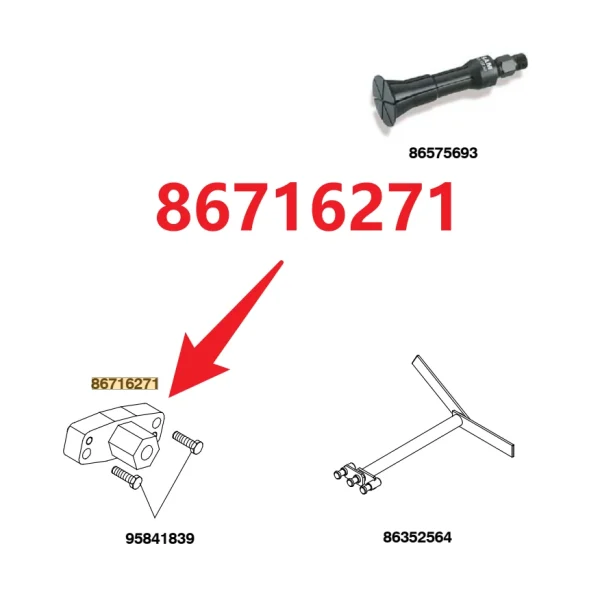 Dedicated Front Cover Wrench 86716271 - Usage Guide on Hydraulic Rock Drill/Drifter Front Cover