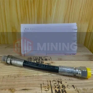 Hose 86752789 - Main View of Genuine OEM Hydraulic Hose for HC95 Hydraulic Rock Drill/Drifter