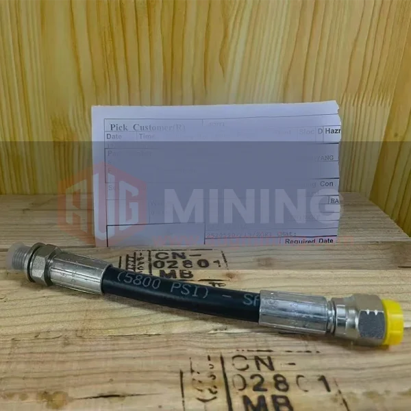 Hose 86752789 - Main View of Genuine OEM Hydraulic Hose for HC95 Hydraulic Rock Drill/Drifter