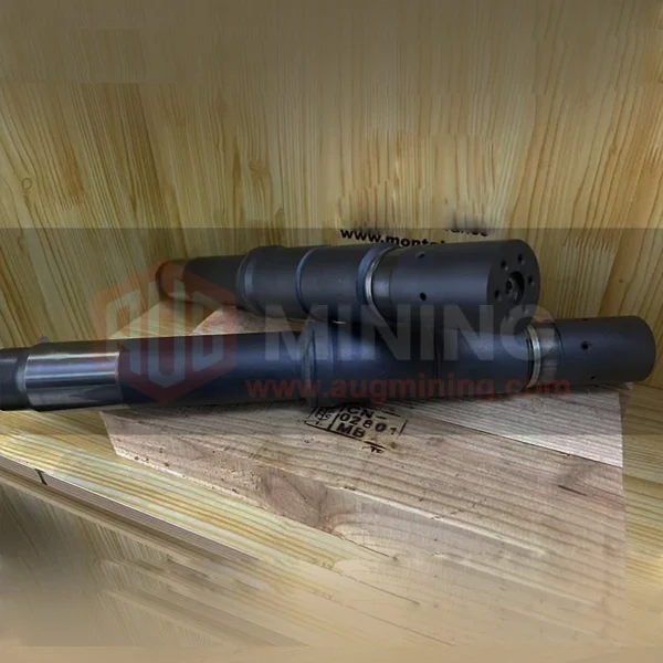 Strike piston 86749124 - Closeup of Wear-Resistant Impact Surface & Ring Groove for HC95 Hydraulic Rock Drill/Drifter