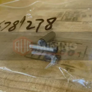 pin 86789278 - Closeup of Wear-Resistant Surface & Chamfer for HC95 Hydraulic Rock Drill/Drifter