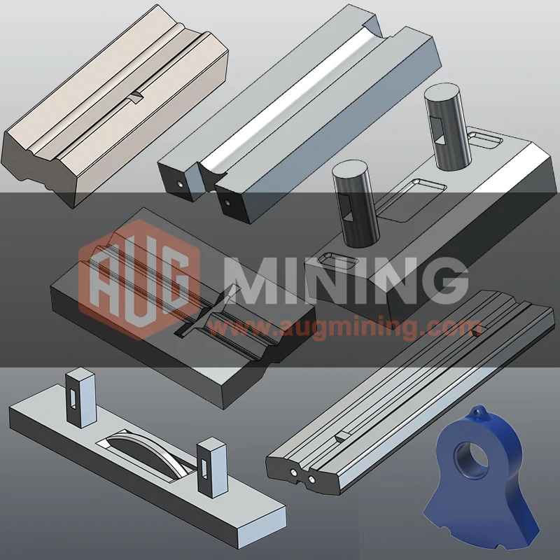 Impact Crusher Full Set Wear Parts (High-Chrome Blow Bars + Manganese Steel Impact Plates + Wear-Resistant Screens)