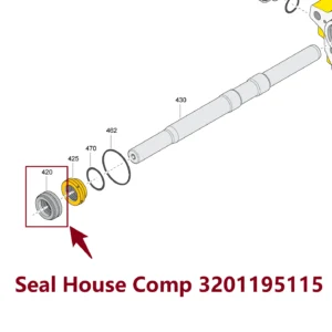 Seal House Comp 3201195115 - Main View for Atlas Copco/Epiroc RD18U Hydraulic Drifter